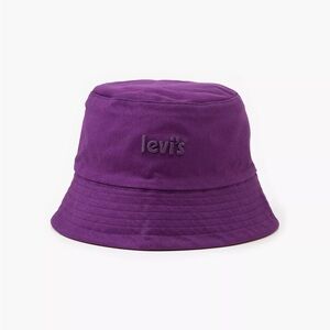 Levi’s Cloche Bucket Hat Purple Maroon Red Size Medium